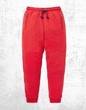 Jungen Mini Boden Jogginghose volle Länge Warrior Knie Baumwolle Kniepolster feuerrot