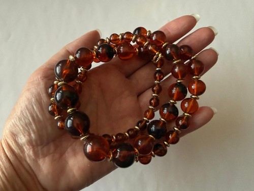 Vintage catalin kette - vintage, cherry