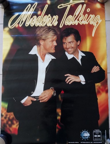 Modern talking poster - talking,