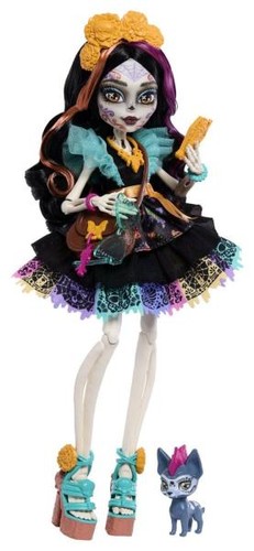 Monster high puppe - puppe, skelita