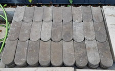 Mähkante- oder Rasenabschlussstein grau 24x4,5x10 cm