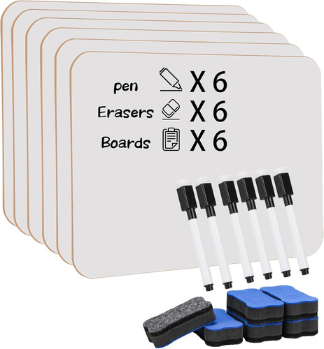 Mini whiteboard stück - a4, 6