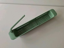 praktische grüne Ablage für die Spüle, ausziehbar von 39 - 54 cm, gebr.