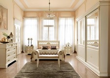 Bett + 2x Nachttisch 3 tlg