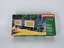 Primex - H0 - LKW Kemmler - Plattformzug mit Garagen - 1790 - 1:87 - wie neu