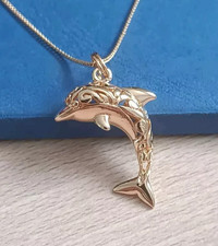 Anhänger Delphin 18K