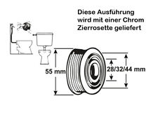 Rohrverbinder Spülrohrverbinder Gummi weiß Klosett Druckspül Sanitär Zubehör