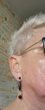 585 GOLD Ohrhänger Mit Onyx