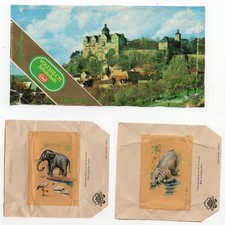 4x alte Schokolade Verpackung