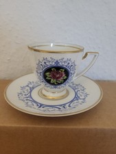 Bavaria Waldershof Porzellan Mocca Espresso  Tasse " 22 Karat Gold Sammeltasse