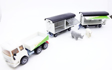 4825 SIKU 3722 Circus Sarrasani 2 Zirkusanhänger mit Zugmaschine & Tiere OVP