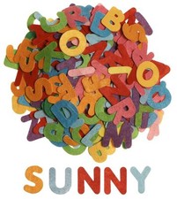 Filzbuchstaben selbstklebend