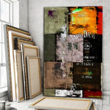 Bild auf Leinwand, Abstrakt