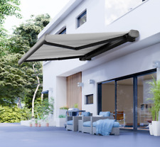 4x3m/5x3m Vollkassettenmarkise SP1306EML mit Motor und LED Beleuchtung B-Ware