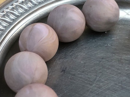 Marmorierte acrylperlen 12mm - marmorierte,