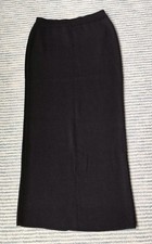 Betty Barclay langer Woll-Rock - schwarz - Gr. M