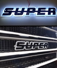 LED Weiß SUPER Zeichen 3D