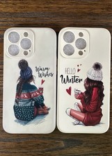 2x Hülle Schutzhülle Handyhülle mit Winter-Motiven für Apple iPhone 14 Pro