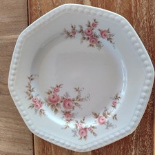 Kuchenteller Blumenmuster Rosa