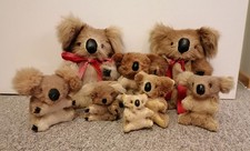 Koalabären Sammlung mit Echtfell / Stofftier / Plüschtier / Sammler / Australien