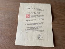 Einschreibe- Herkunft Patek