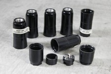 1 x alte Bakelit Lampenfassung E14 Lampe Fassung Vintage Schwarz