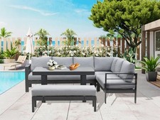 MeXo Gartenmöbel Set Aluminum