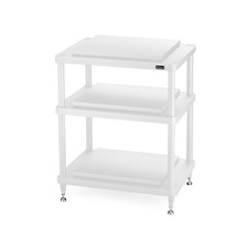 Solidsteel S5-3 Hifi-Rack 3 Etagen weiss mit kleiner Beschädigung