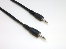 1,5 m mono Kopfhörerkabel, 3,5 mm mono Klinkenstecker auf 3,5 mm mono Klinkenste