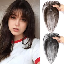 100% Echthaar 3D Pony Bangs