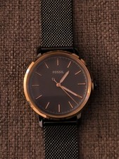 Fossil Armanduhr Silber Edelstahl Watch