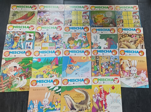 18x mischa zeitschriften 1986 - mischa,