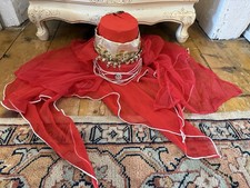 Vintage Schmuck rot Pillbox