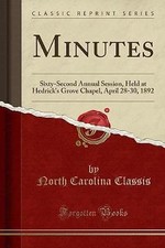 Minutes: Sixty-Second Annual