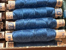 5 Rollen Nähgarn Gögginger Tiger wie MEZ Progress Baumwolle 50m 348 tintenblau