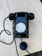 Altes, antikes Bakelit Wandtelefon 2 Hörer PTT LM Ericsson?um 1940 guter Zustand
