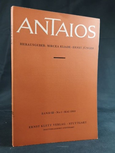 Antaios zeitschrift für - antaios:,