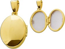 Medaillon anhänger gelbgold - medaillon,