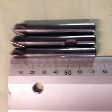 3x VHM Entgrater, Fasenfräser  ø10mm x 90° , Z4 , frisch geschärft