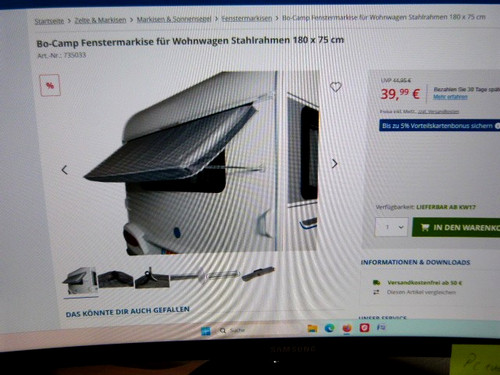 Wohnwagen fenstermarkise von - fenstermarkise,