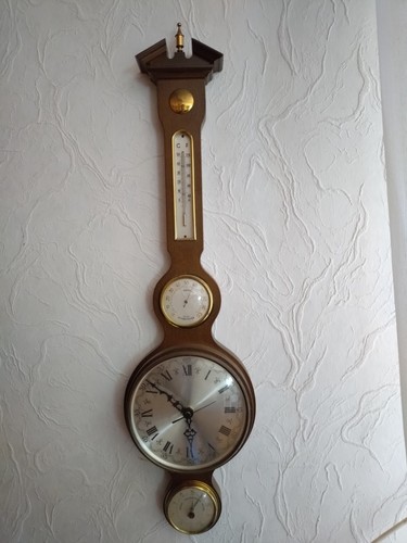 Wanduhr barometer thermometer - wanduhr,