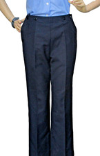 Original Bundeswehr Diensthose Marine Klapphose Frau, Hose, Anzughose, Damenhose