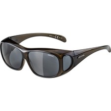 Alpina OVERVIEW OTG Fahrradbrille Sportbrille Sonennbrille black transparent