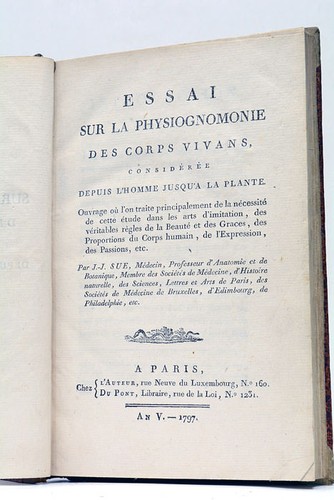 Essay über die physiognomonie - essay,