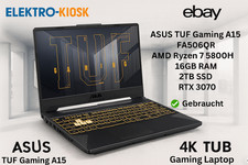 💻  ASUS TUF Gaming A15 FA506QR 15,6" Ryzen 7 5800H 16GB 2TB SSD RTX 3070 Laptop