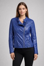 Esprit bikerjacke royalblau - bikerjacke,