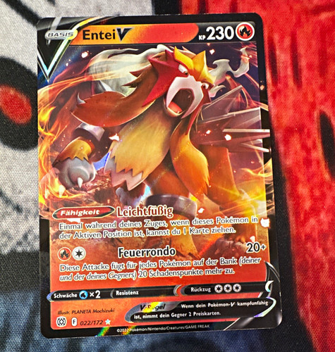Nintendo pokémon tcg - entei, v