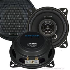 Crunch DSX-42 10cm Auto Lautsprecher Flach nur 3,4cm Tiefe Boxen Set 120 Watt