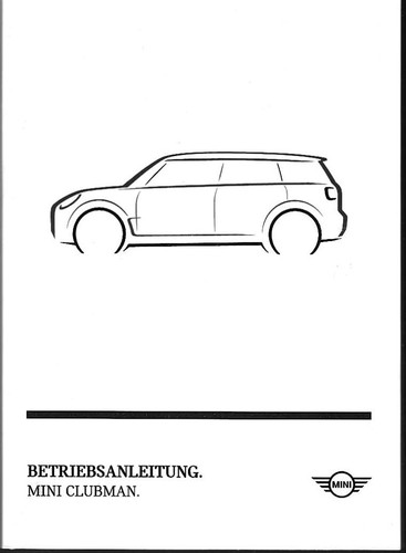 Mini clubman betriebsanleitung - clubman,
