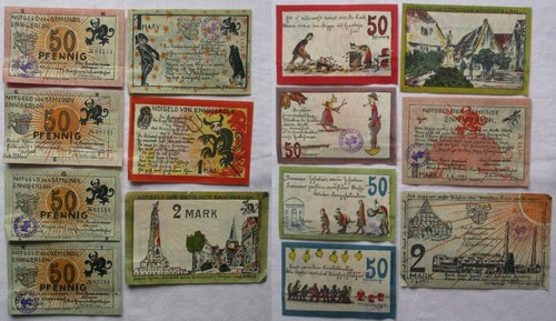 Banknoten notgeld gemeinde - 7,
